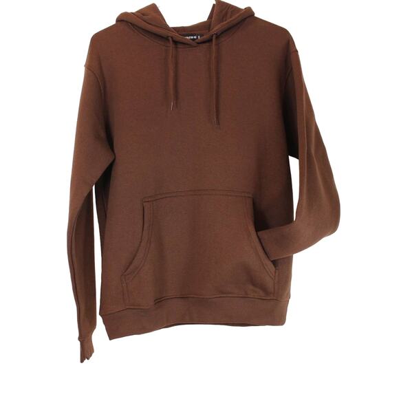 Pretty Little Thing Recycled Oversized Hoodie in Chocolate Size SM - Picture 1 of 11